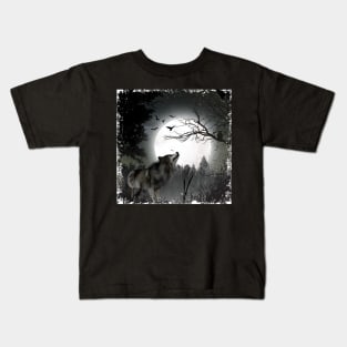 Howl at the Moon - Mystical Forest of the Wild Kids T-Shirt